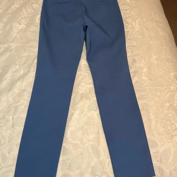 LOFT Classic Blue Straight Leg Pants - Picture 2 of 2